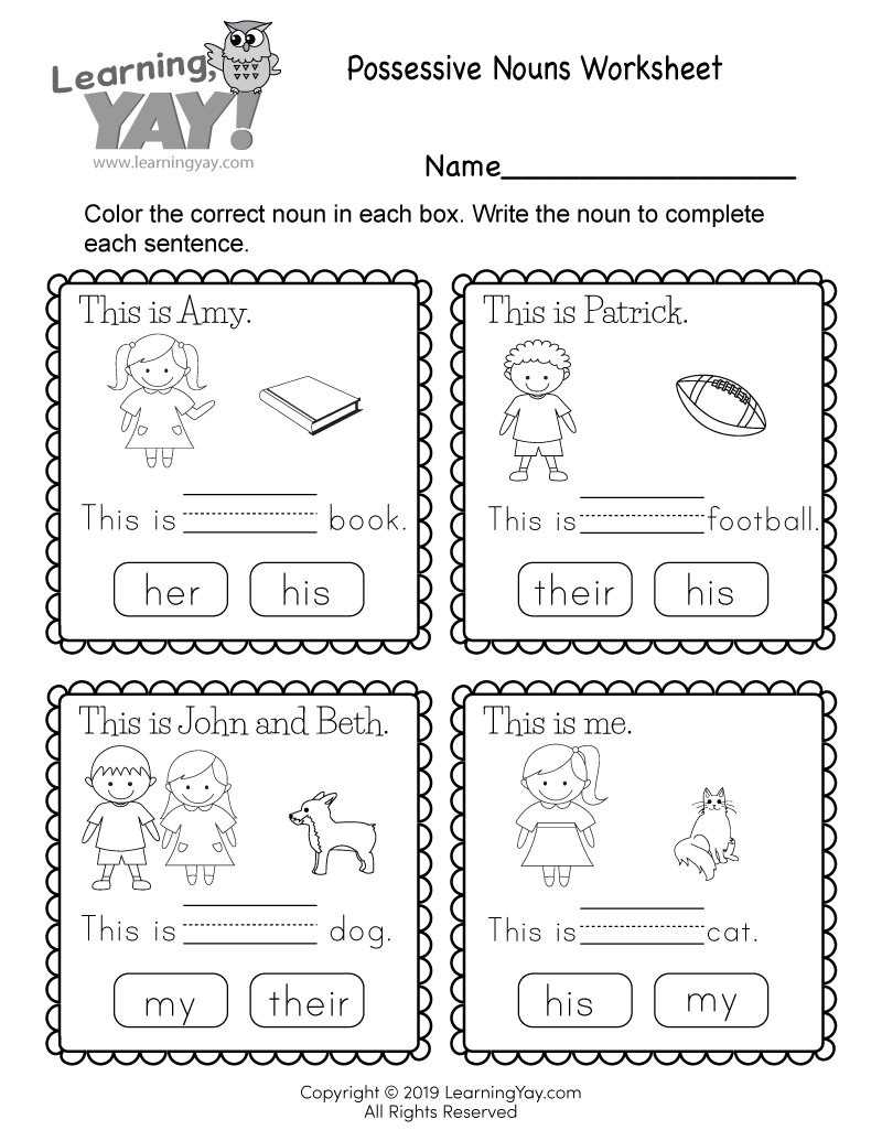 Free Printable 1st Grade Reading And Writing Worksheets