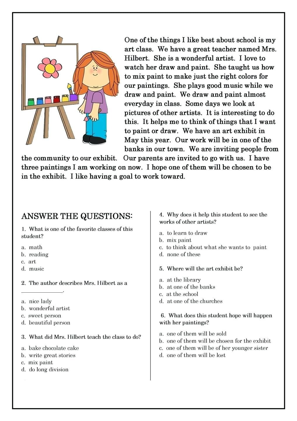 Reading Comprehension Worksheets Ks2 Free Printable