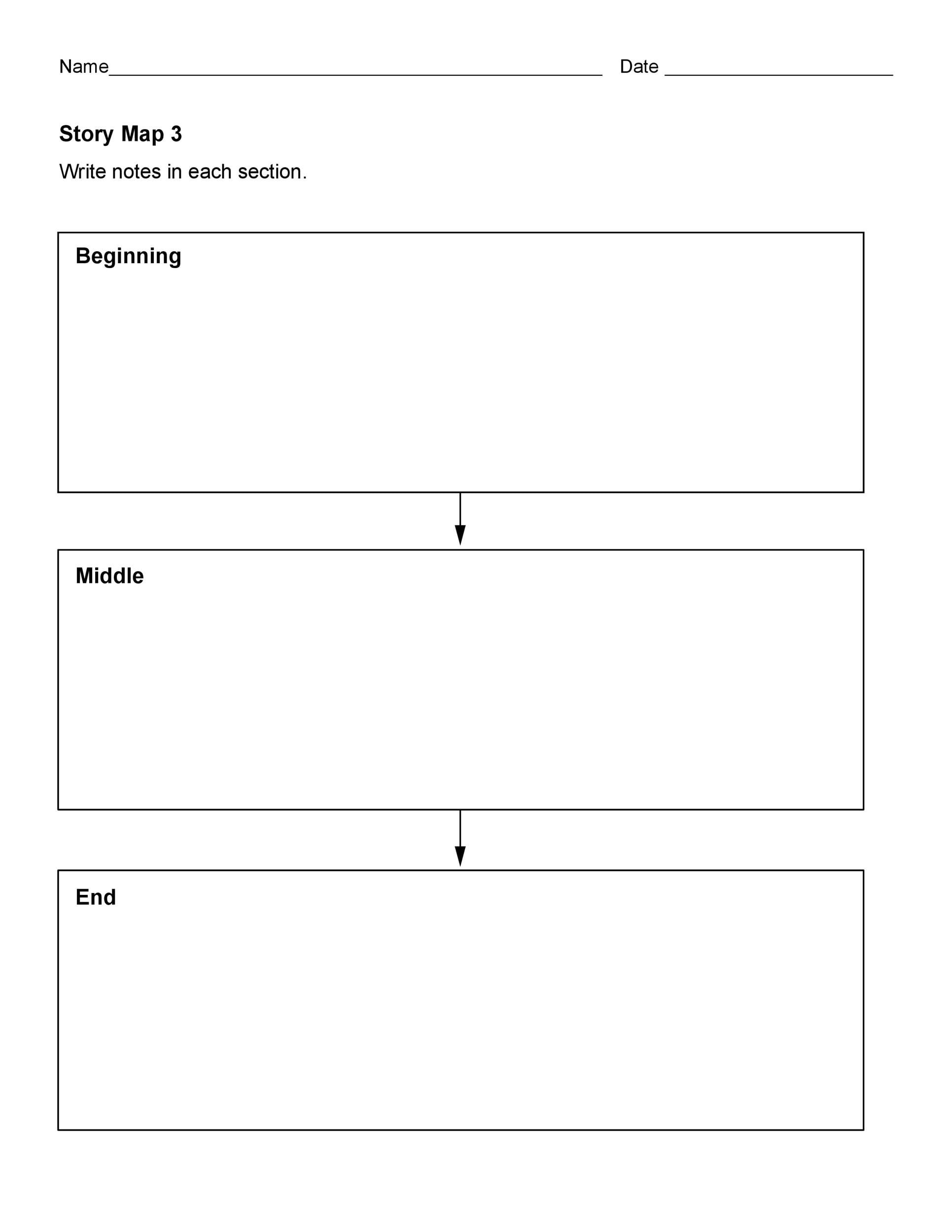 Reading Comprehension Worksheets Story Map Free Printables