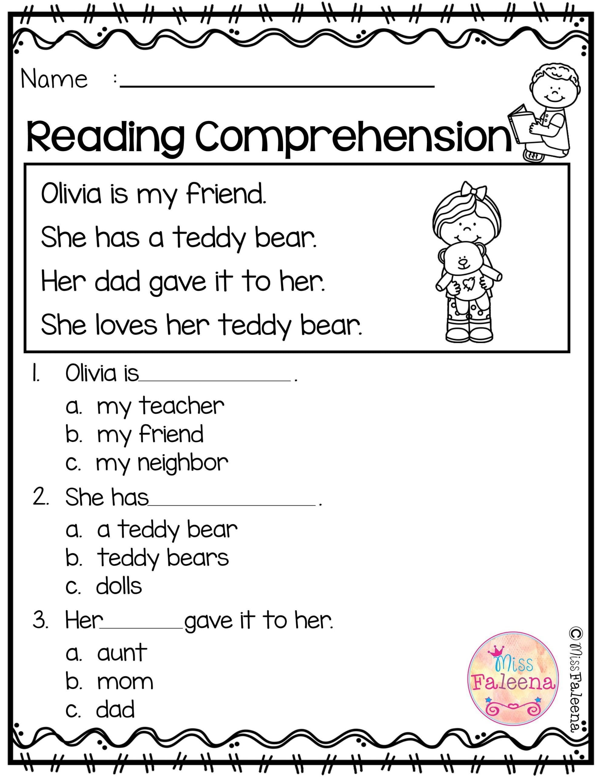 5 Free Math Worksheets Third Grade 3 Multiplication Multipl Kindergarten Reading Worksheets Reading Comprehension Worksheets Reading Comprehension Kindergarten