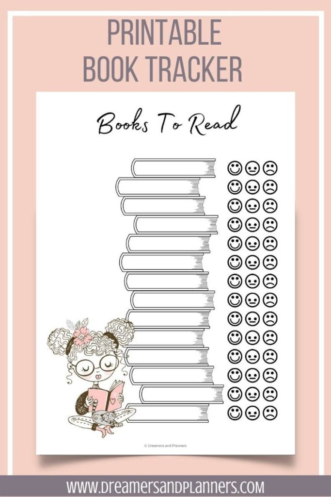 BOOKS To READ Printable Tracker Books To Read List Habit Tracker Tracker Bullet Journal Printable Planner A4 A5 US Letter Half Size Bullet Journal Books Bullet Journal Writing Bullet Journal