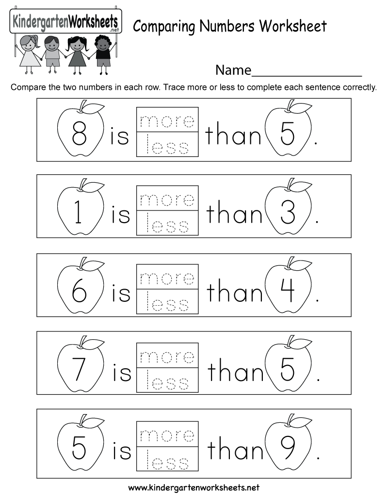 Free Printable Reading Worksheets On Comparing