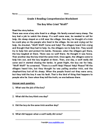 Free Printable Reading Comprehension Worksheets For 9th Grade