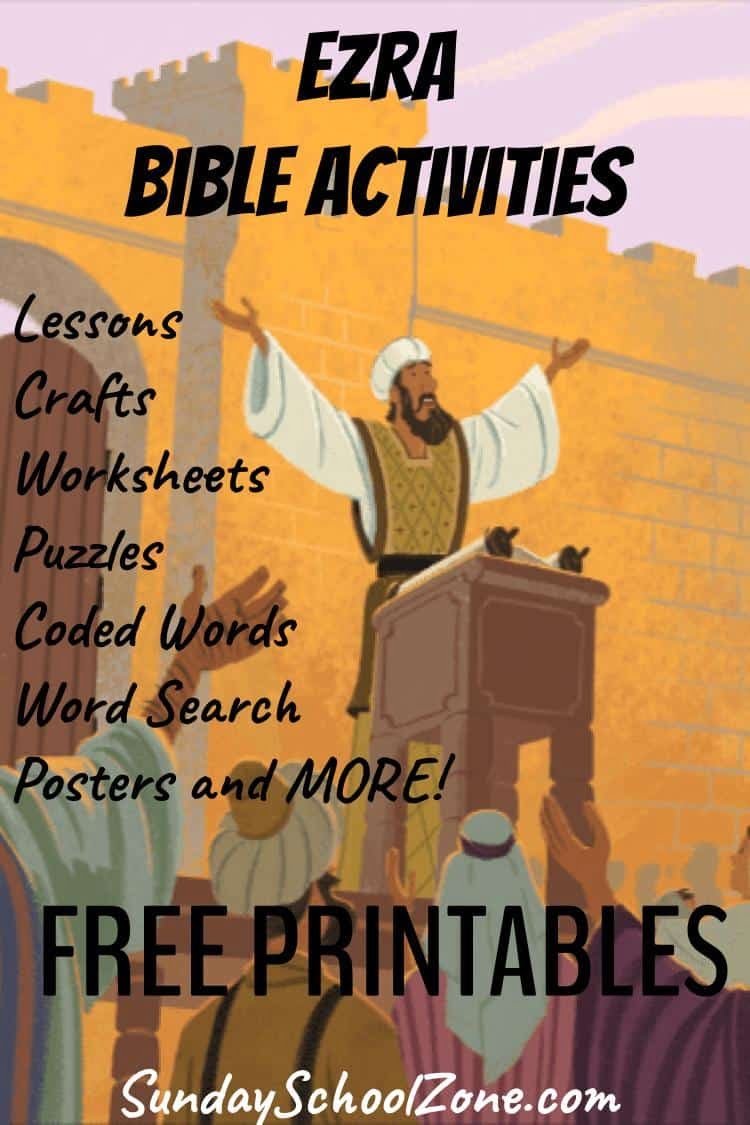 Free Printable Ezra Bible Activities On Sunday School Zone