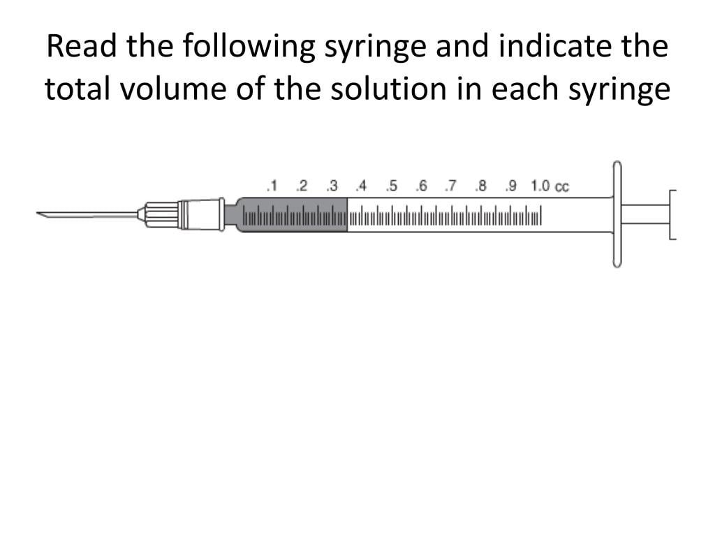 Printable Reading Syringes Worksheet