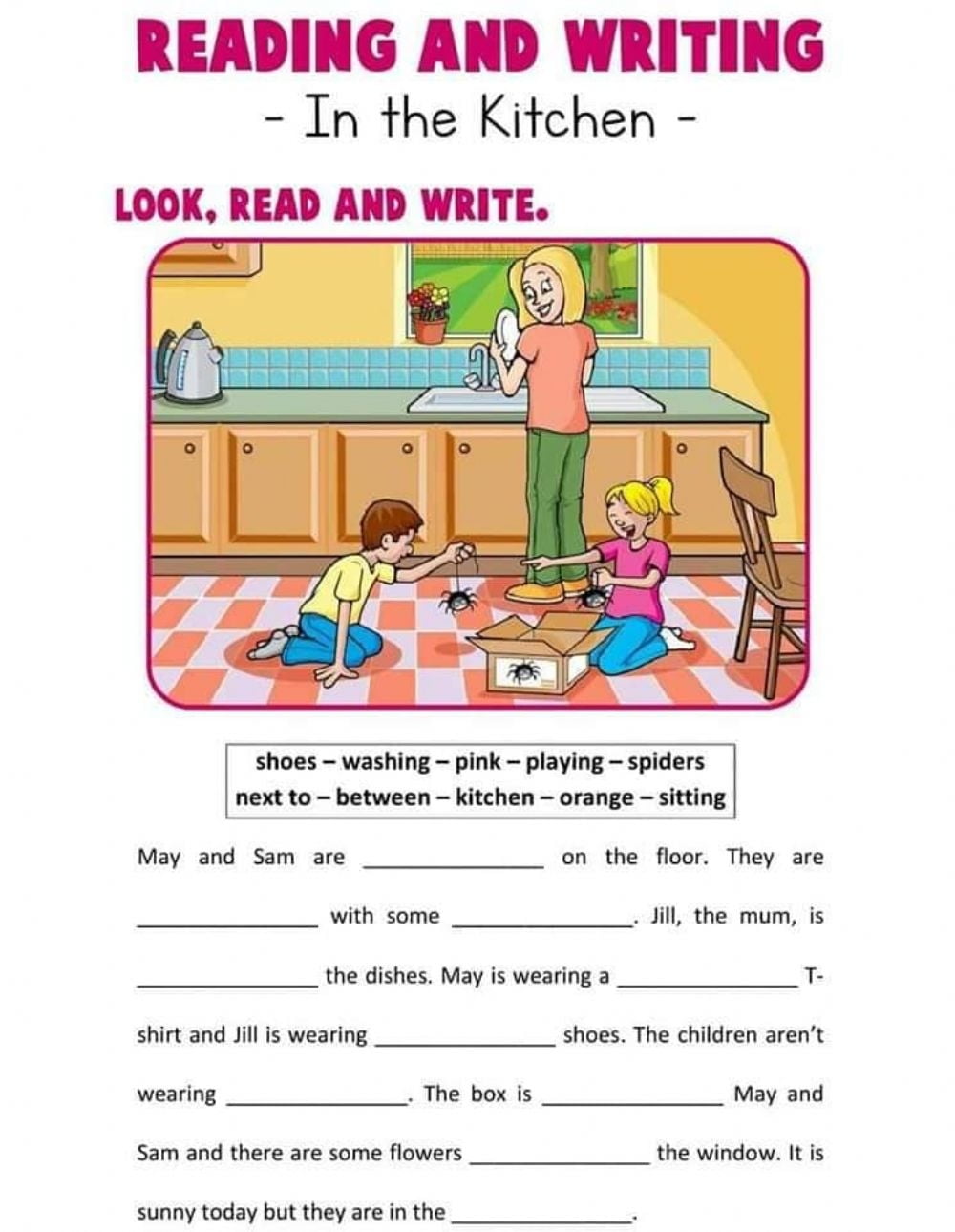 reading and writing worksheets 3rd grade