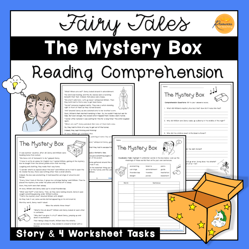 Reading Comprehension Worksheets Fairy Tales BUNDLE Deal Resources For Teaching Australia