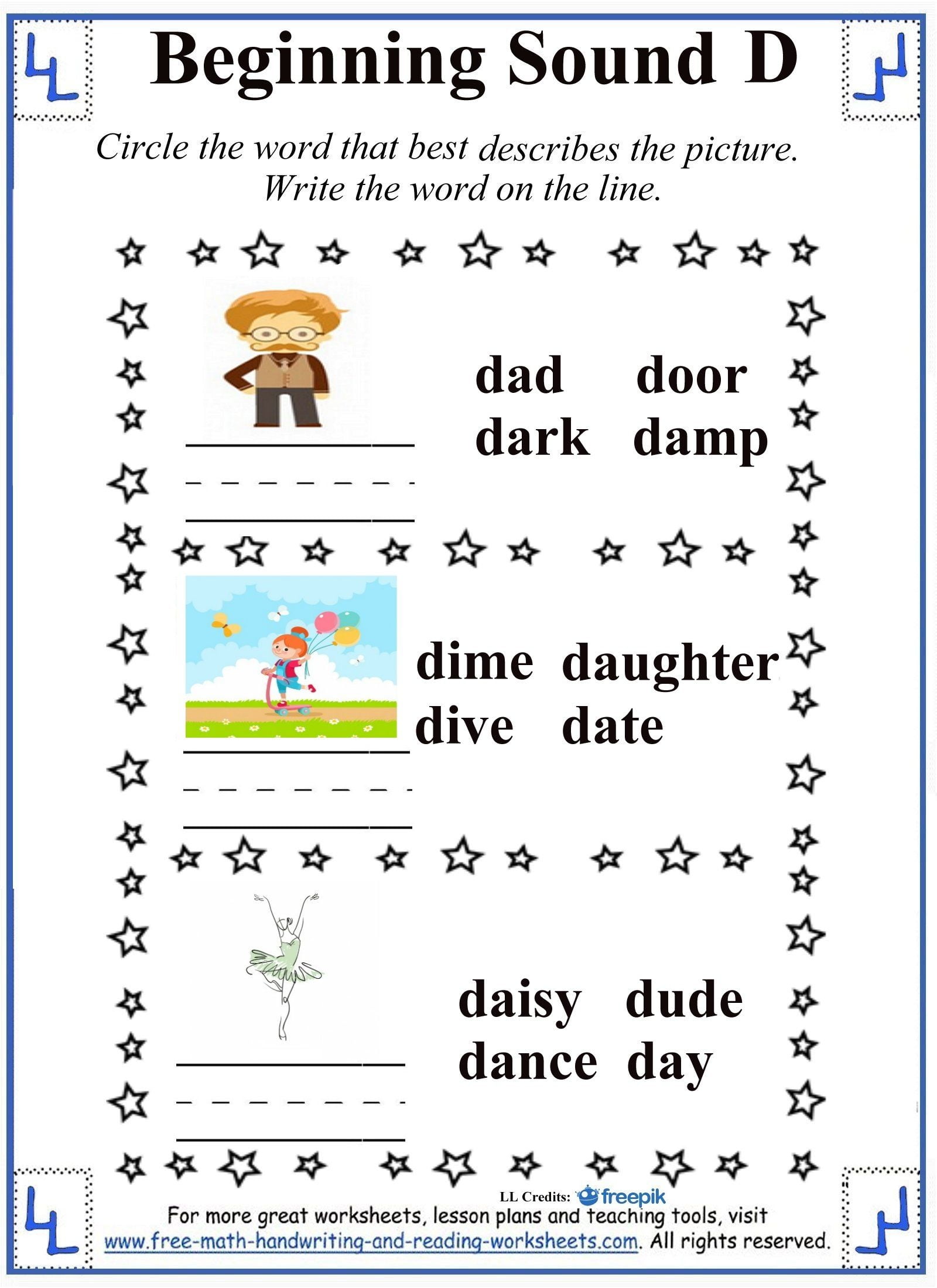 D Letter Worksheets Letter Formation Worksheets Writing Worksheets Kindergarten Kindergarten Reading Worksheets