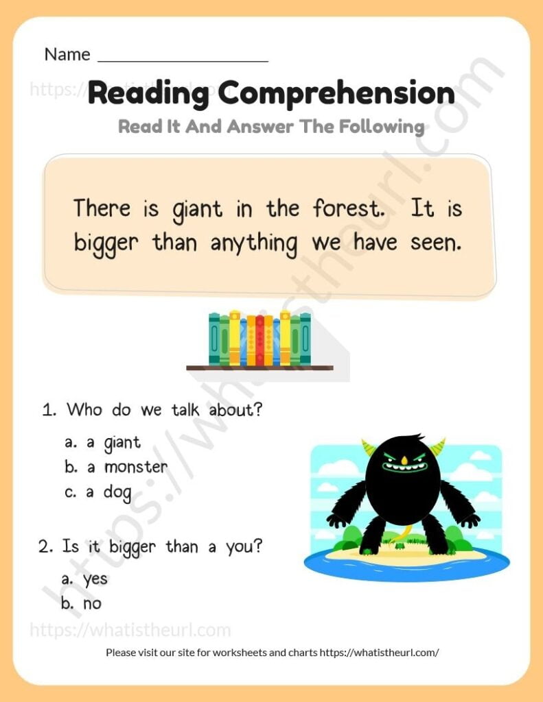 Free Reading Comprehension For Kids Reading Comprehension For Kids Reading Comprehension Comprehension
