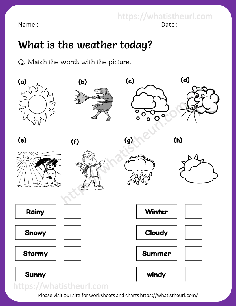 Weather Worksheet For 3rd Grade Your Home Teacher