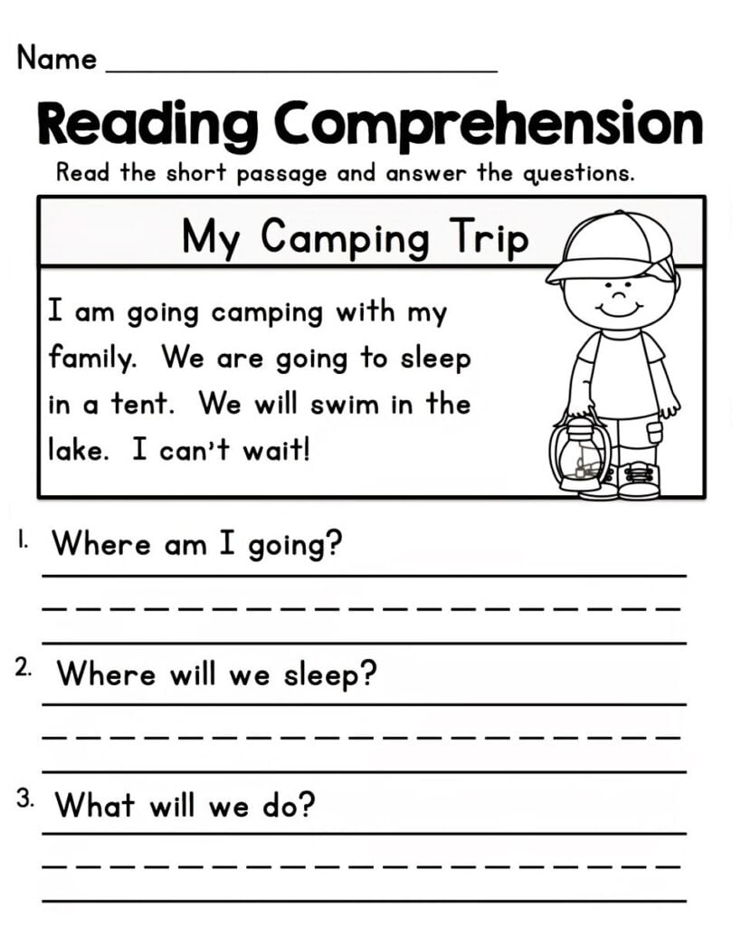 Worksheets For 1st Grade Kids Learning Activity Reading Comprehension Worksheets First Grade Reading Comprehension 1st Grade Reading Worksheets