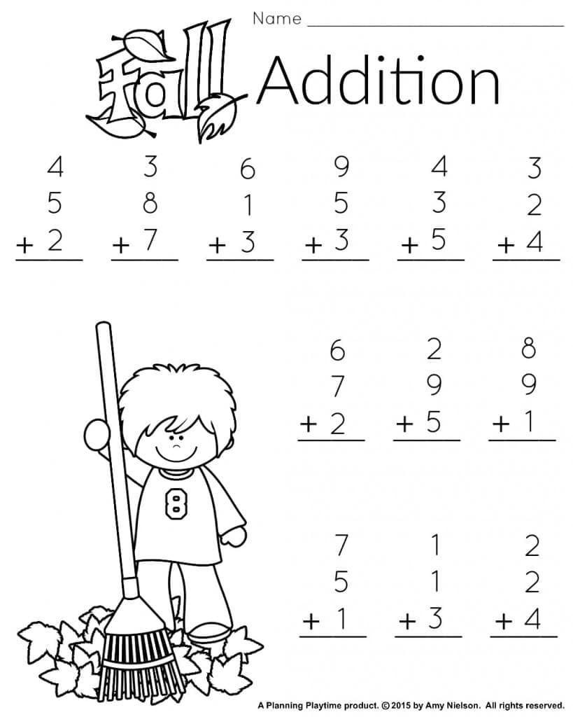 1st Grade Math And Literacy Worksheets With A Freebie Planning Playtime