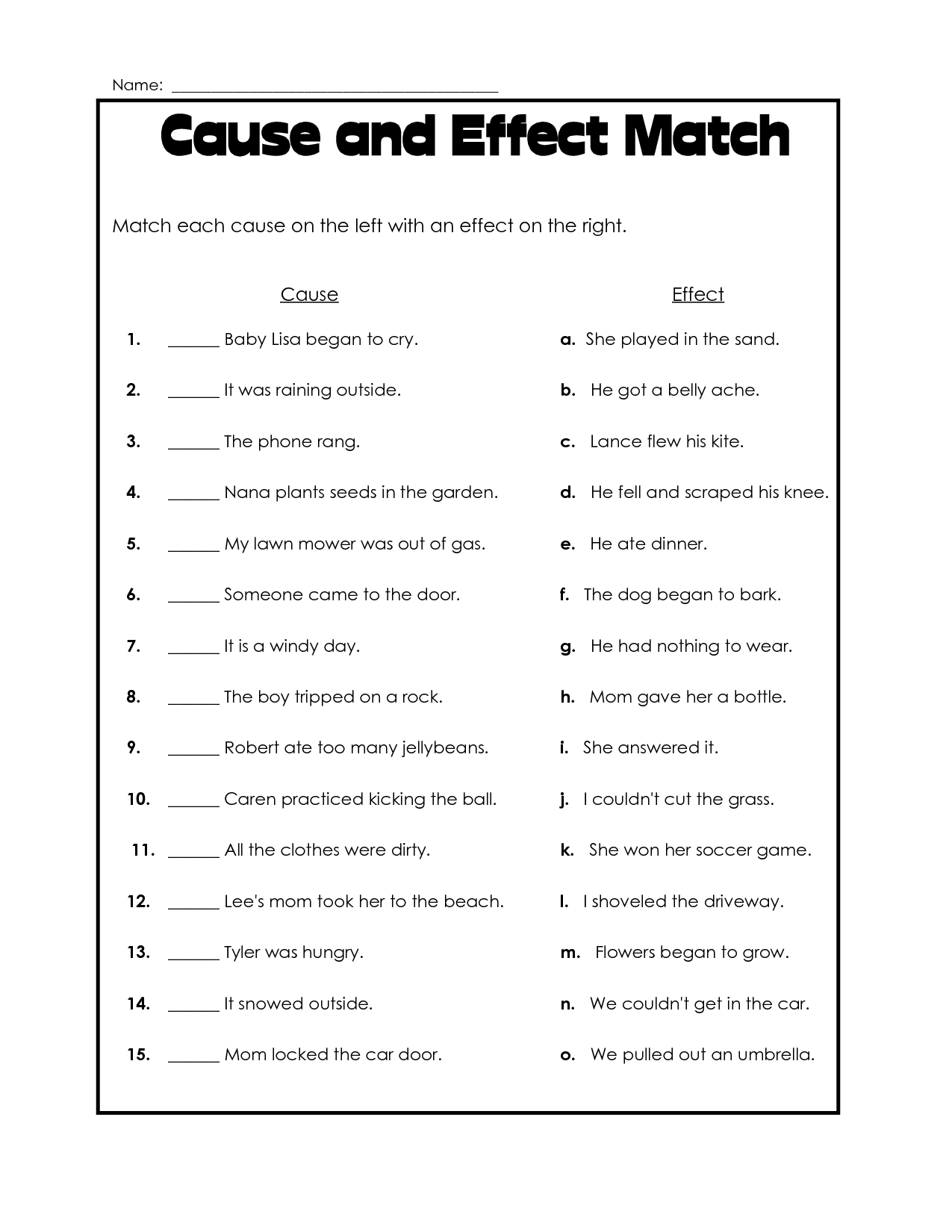 Printable Reading Comprehension Worksheets For 4th Graders
