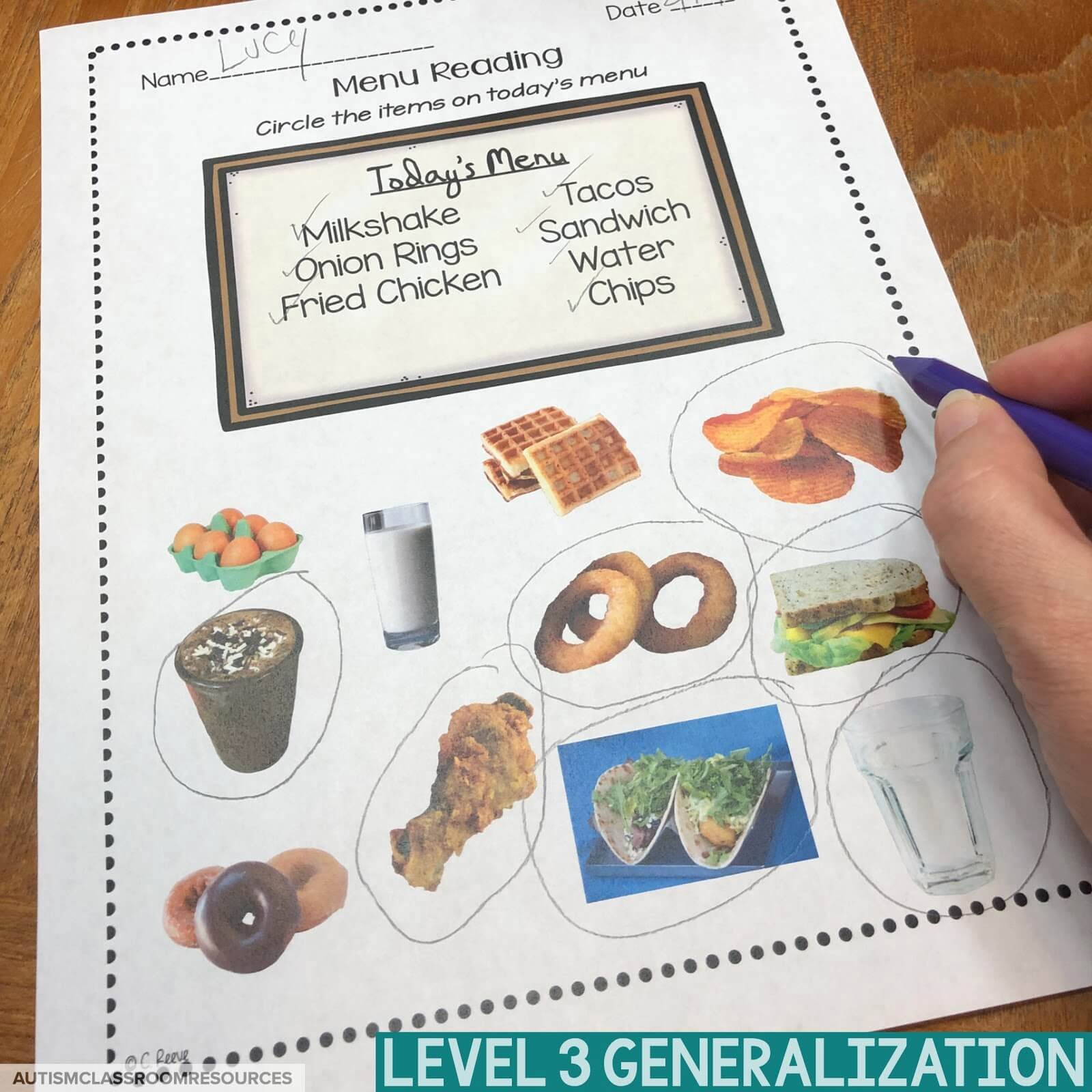 Classroom Tools You Need Leveled Functional Reading Worksheets Autism Classroom Resources