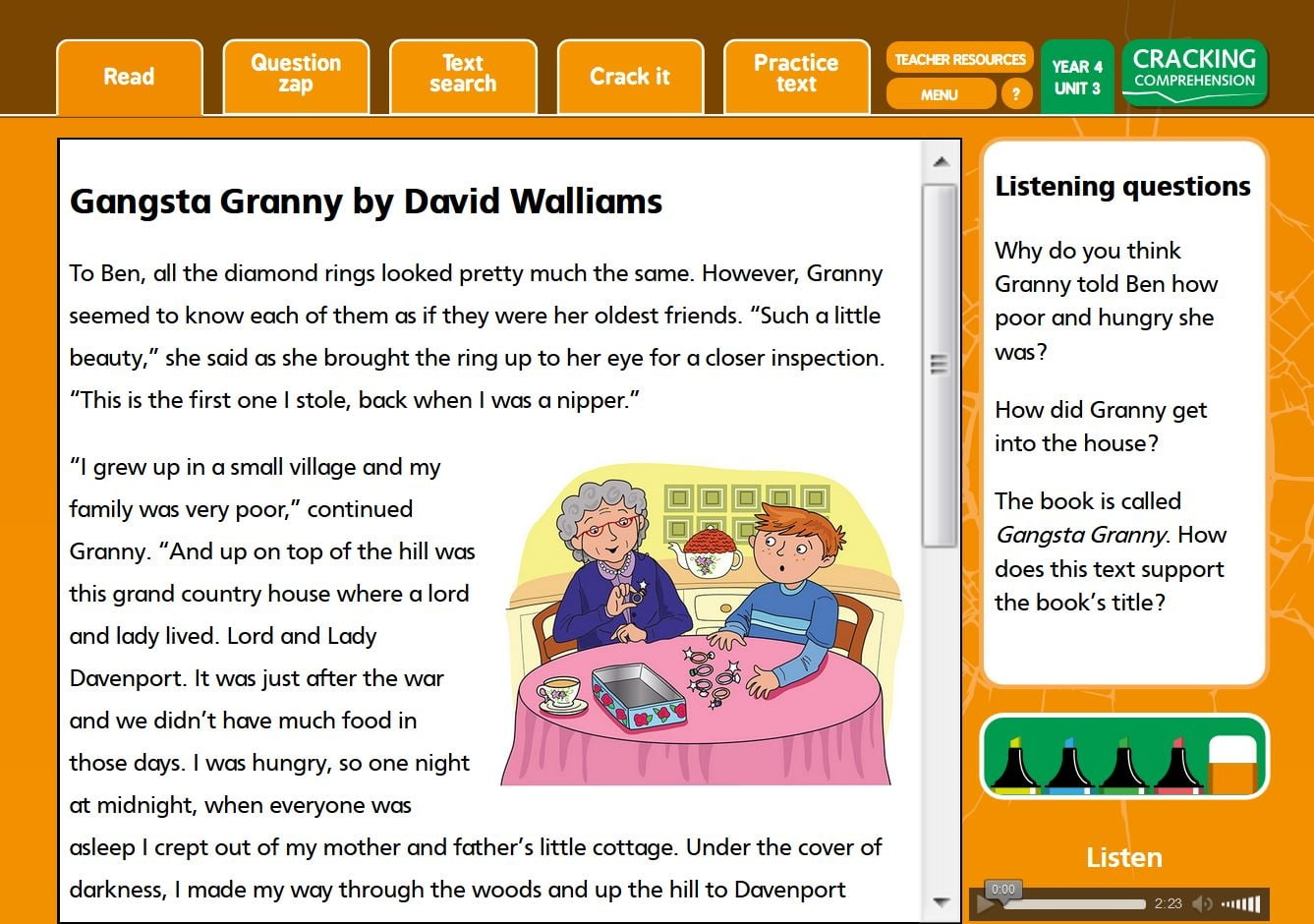 Comprehension Resources For Year 4 Cracking Comprehension