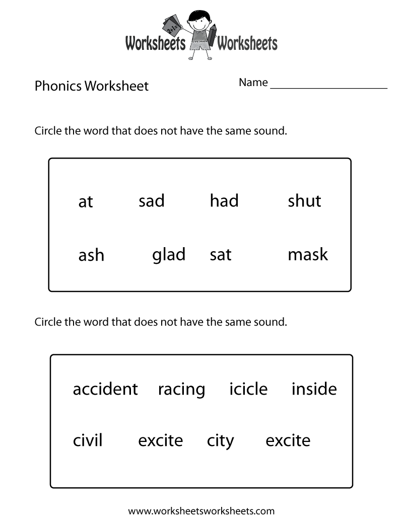 Free Printable Worksheets For 1st Graders Reading