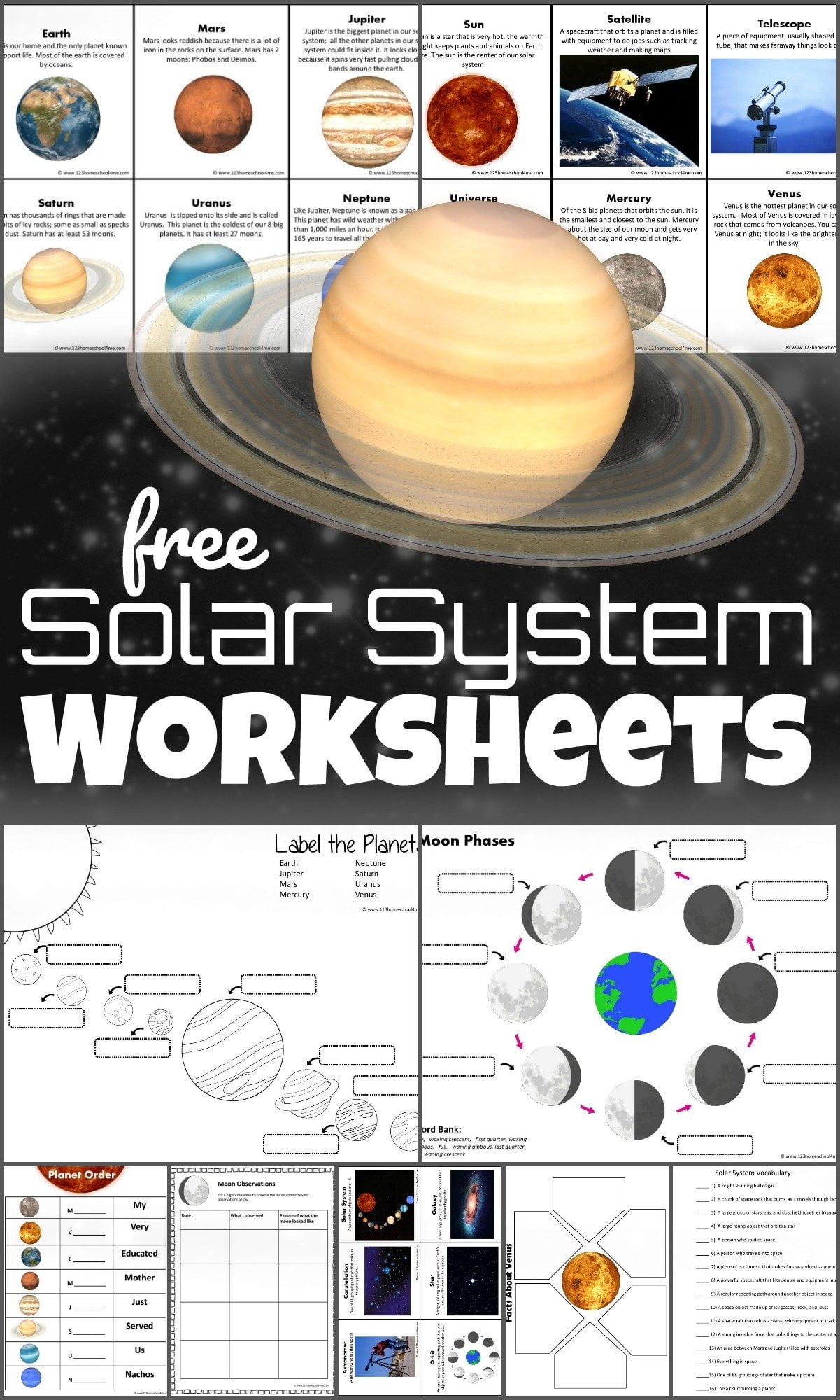 Printable Solar System Reading Comprehension Worksheets Pdf