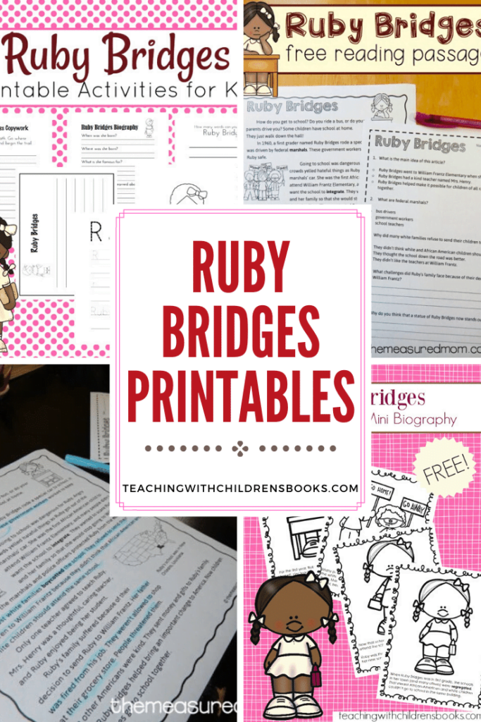 Free Ruby Bridges Printables For Elementary Students