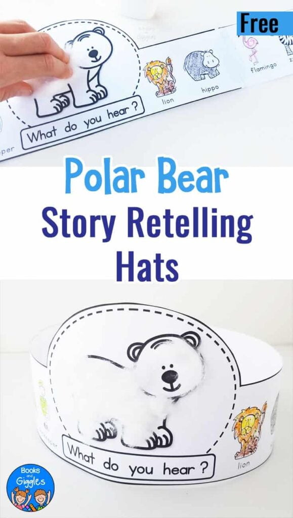 Polar Bear Polar Bear Story Retelling Crowns Free Printable 