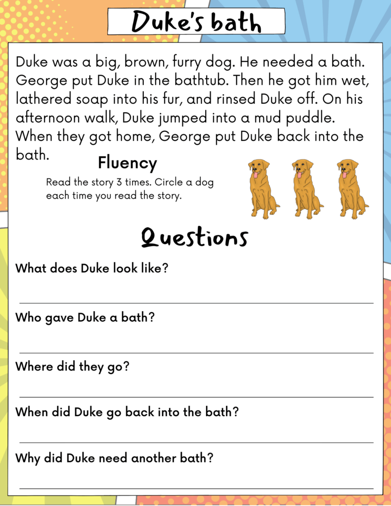 Reading Comprehension Passages 1st Through 3rd Grade Part 3 Made By Teachers