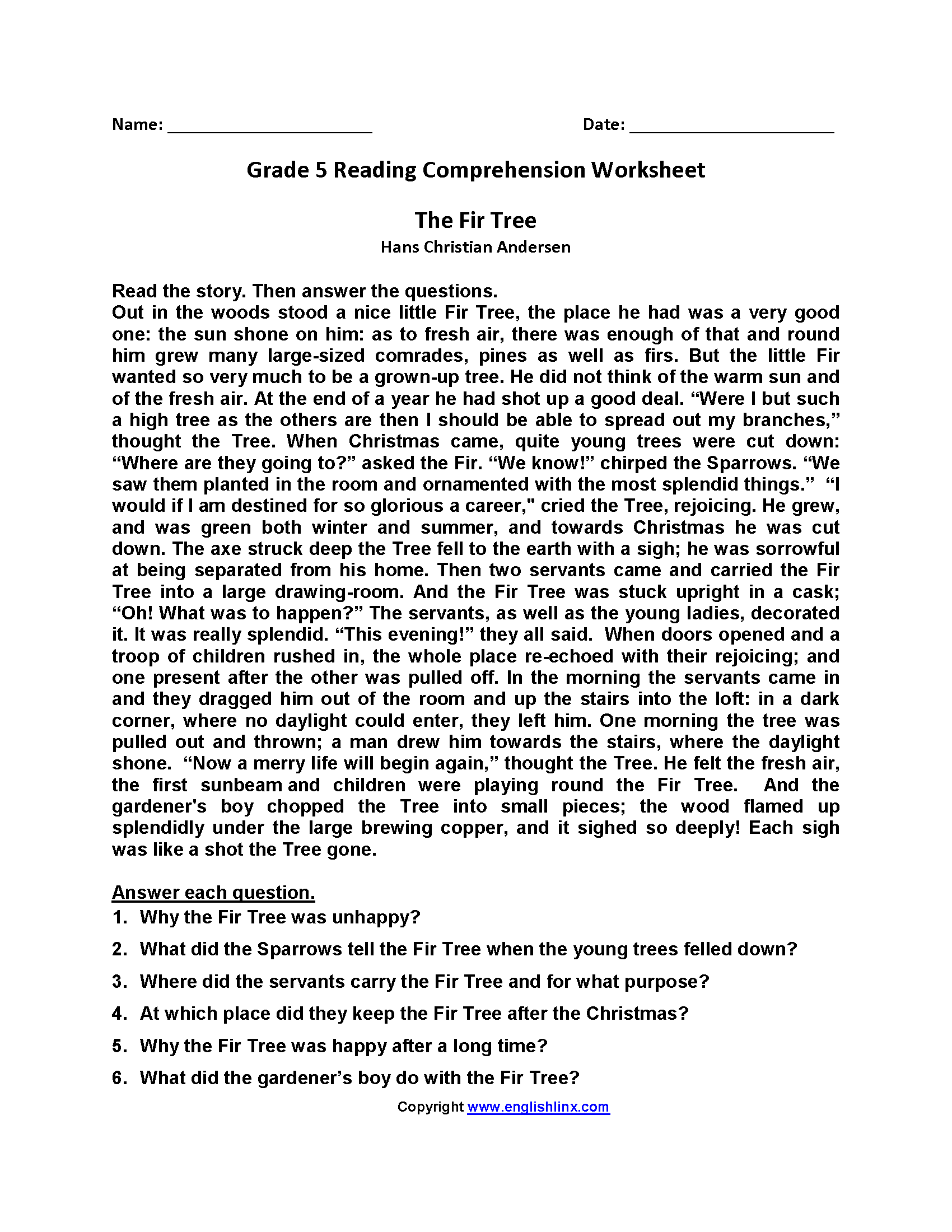 free-worksheets-reading-comprehension-5th-grade-reading-worksheet