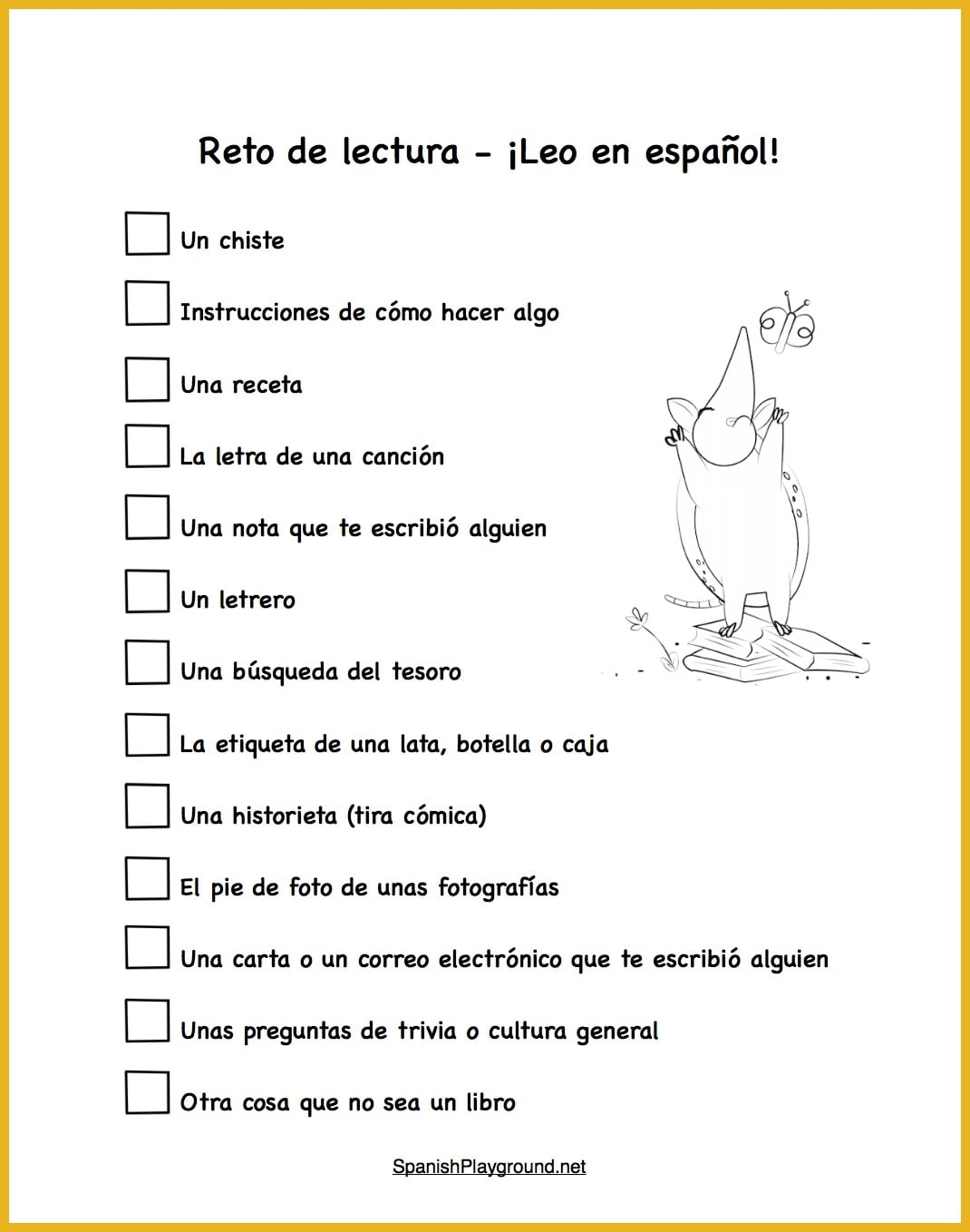 Beginner Free Printable Spanish Reading Comprehension Worksheets