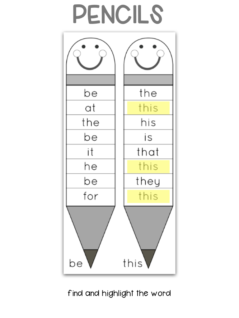 Edmark Sight Words Level 1