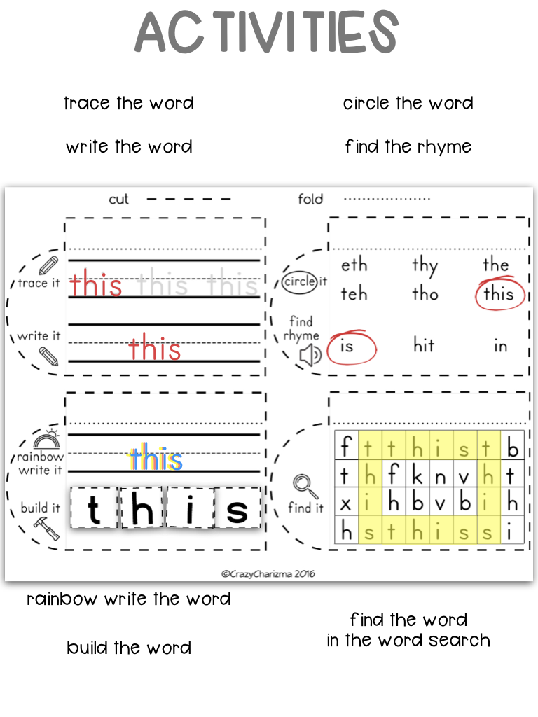 Edmark Sight Words Level 1