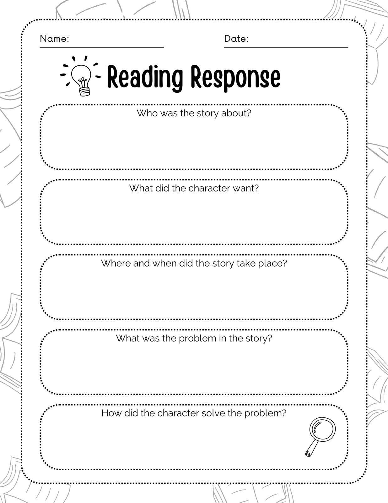 Free Custom And Printable Reading Worksheet Templates Canva