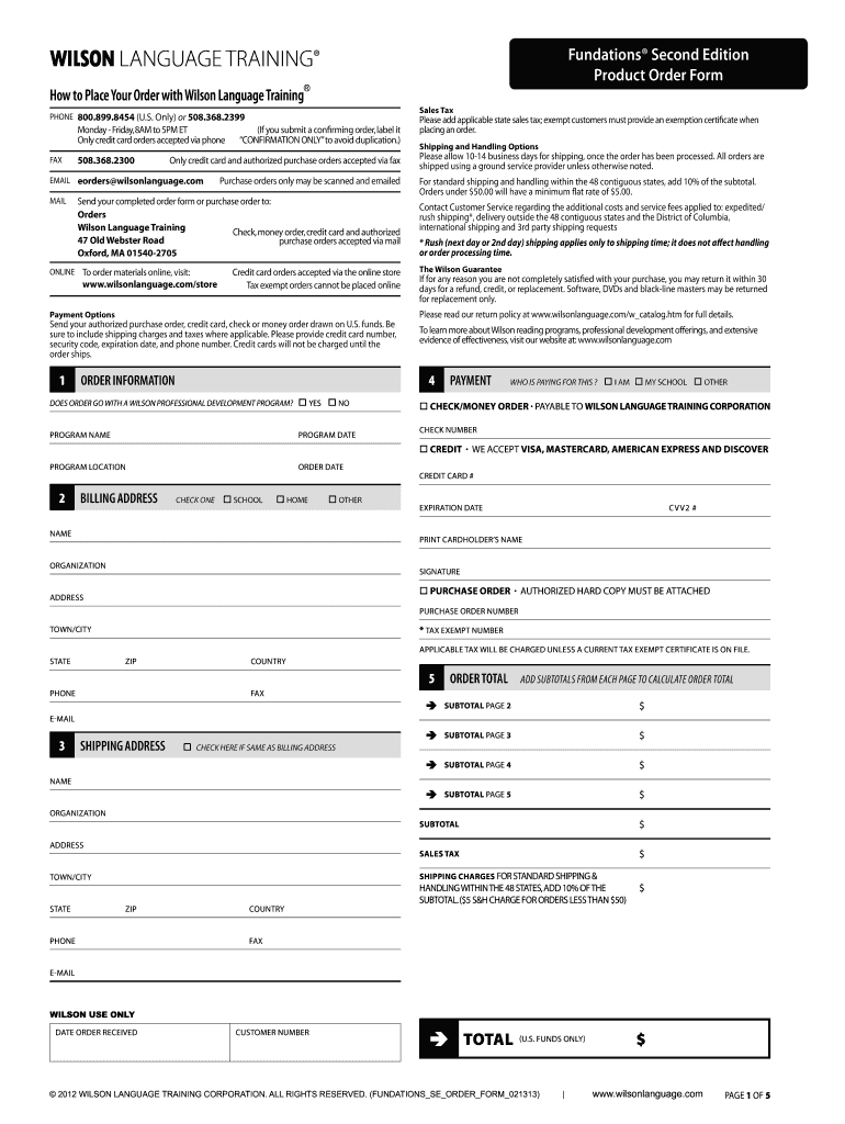 Wilson Reading Printables Pdf Fill Online Printable Fillable Blank PdfFiller